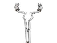 AWE Tuning - AWE 2018+ Ford Mustang GT (S550) Cat-back Exhaust - Touring Edition (Quad Chrome Silver Tips) - Image 9