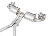 AWE Tuning - AWE 2019+ BMW M340i (G20) Non-Resonated Touring Edition Exhaust - Quad Chrome Silver Tips - Image 7