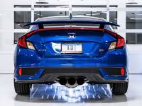 AWE Tuning - AWE 2016+ Honda Civic Si Touring Edition Exhaust w/Front Pipe & Dual Diamond Black Tips - Image 3