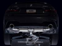 AWE Tuning - AWE 19-23 BMW 330i / 21-23 BMW 430i Base G2X Touring Axle Back Exhaust - Chrome Silver - Image 7