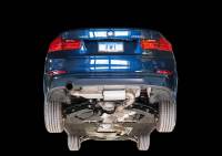 AWE Tuning - AWE 13-18 BMW 320i (F30) Touring Edition Exhaust w/ Perfomance Mid Pipe - Diamond Black Tips - Image 2