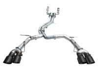 AWE Tuning - AWE 19-23 Audi C8 S6/S7 2.9T V6 AWD Track Edition Exhaust - Diamond Black Tips - Image 11