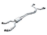 AWE Tuning - AWE 19-23 Audi C8 S6/S7 2.9T V6 AWD Track Edition Exhaust - Diamond Black Tips - Image 13