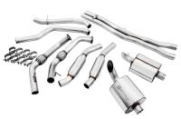 AWE Tuning - AWE Audi B9 SQ5 Resonated Touring Edition Cat-Back Exhaust - No Tips (Turn Downs) - Image 5