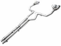 AWE Tuning - AWE 2024 Ford Mustang Dark Horse S650 RWD Track Edition Catback Exhaust w/ Quad Chrome Silver Tips - Image 12