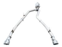 AWE Tuning - AWE 09-18 RAM 1500 5.7L (w/Cutouts) 0FG Dual Rear Exit Cat-Back Exhaust - Chrome Silver Tips - Image 10