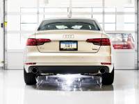 AWE Tuning - AWE Audi B9 A4 Touring Edition Exhaust Dual Outlet - Chrome Silver Tips (Includes DP) - Image 4
