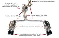 AWE Audi B8.5 S4 3.0T Touring Edition Exhaust System - Diamond Black Tips (102mm)