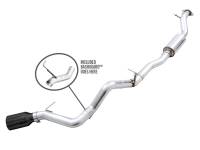 AWE Tuning - AWE 2021+ Ford Bronco 0FG Single Rear Exit Exhaust w/Diamond Black Tip & Bash Guard - Image 9