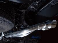 AWE Tuning - AWE 16-22 Toyota Tacoma 0FG Catback Exhaust w/ BashGuard - Dual Chrome Silver Tips - Image 11