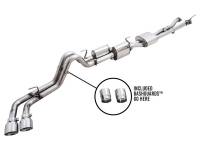 AWE Tuning - AWE 16-22 Toyota Tacoma 0FG Catback Exhaust w/ BashGuard - Dual Chrome Silver Tips - Image 15