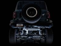 AWE Tuning - AWE 2021+ Ford Bronco 0FG Dual Rear Exit Exhaust w/Diamond Black Tips & Bash Guard - Image 3