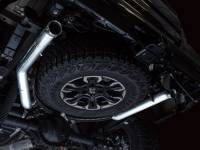 AWE Tuning - AWE 22-23 GMC Sierra 1500 AT4X 6.2L 0FG Catback Split Dual (Flat Bumper) - Bashguard(No Tips) - Image 9
