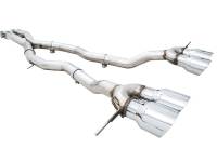 AWE Tuning - AWE Track Edition Catback Exhaust for BMW G8X M3/M4 - Chrome Silver Tips - Image 9