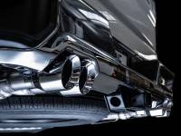 AWE Tuning - AWE 4th Gen GM 1500 5.3L 0FG Catback Split Rear Exit (w/ Bumper Cutouts) - Quad Chrome Tips - Image 7