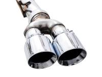 AWE Tuning - AWE 4th Gen GM 1500 6.2L 0FG Catback Split Rear Exit (w/ Bumper Cutouts) - Quad Chrome Tips - Image 6