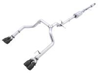 AWE 4th Gen GM 1500 5.3L 0FG Catback Split Rear Exit (w/ Bumper Cutouts) - Quad Diamond Tips