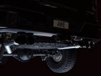 AWE Tuning - AWE 22-23 GMC Sierra 1500 AT4X 6.2L 0FG Catback Split Dual (Flat Bumper) - Diamond Black Tips - Image 4