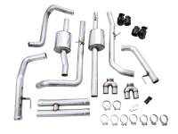 AWE Tuning - AWE 22-23 GMC Sierra 1500 AT4X 6.2L 0FG Catback Split Dual (Flat Bumper) - Diamond Black Tips - Image 12