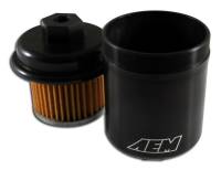 AEM Electronics - AEM 94-01 Acura Integra / 94-97 Honda Accord / 96-00 Civic / 97-01 Prelude Black Fuel Filter Kit - Image 3