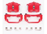 PowerStop 00-03 Cadillac DeVille Rear Red Calipers w/Brackets - Pair