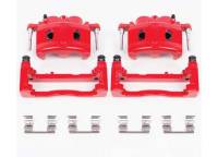 PowerStop 08-16 Cadillac Escalade Front Red Calipers w/Brackets - Pair