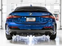 AWE Tuning - AWE 2019+ BMW M340i (G20) Non-Resonated Touring Edition Exhaust - Quad Diamond Black Tips - Image 7
