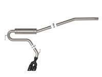 aFe Power (Advanced FLOW Engineering) - aFe Rebel Series 2.5in 409 SS Cat-Back Exhaust w/ Black Tip 2022 Ford Maverick - Image 2