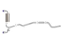 aFe Power (Advanced FLOW Engineering) - aFe Takeda 2021 Toyota Supra 2.0L (t) 2.5in-3in 304 SS CB Exhaust w/ Blue Tips - Image 3