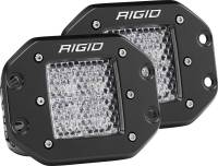 Rigid Industries - RIGID D-Series PRO LED Light, Diffused Lens, Flush Mount, Pair - Image 1
