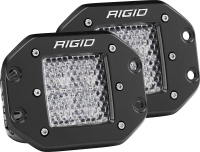 Rigid Industries - RIGID D-Series PRO LED Light, Diffused Lens, Flush Mount, Pair - Image 2
