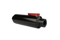 Aeromotive - Aeromotive In-Line AN-12 Filter w/Shutoff Valve 100 Micron SS Element - Black Anodize Finish - Image 5