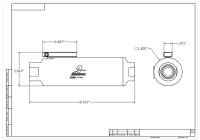 Aeromotive - Aeromotive In-Line AN-12 Filter w/Shutoff Valve 100 Micron SS Element - Black Anodize Finish - Image 7