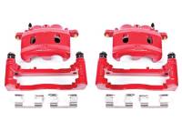 PowerStop 07-08 Cadillac Escalade Front Red Calipers w/Brackets - Pair