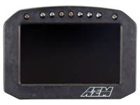 AEM CD-5LG Carbon Logging Flush Digital Dash Display w/ Internal 20Hz GPS & Antenna