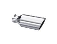MBRP Exhaust - MBRP Universal Tip 7inch O.D. Rolled End 4inch inlet 18inch length - T304 (SINGLE TIP) - Image 1