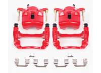 PowerStop 03-08 Pontiac Vibe Front Red Calipers w/Brackets - Pair