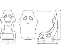 NRG Innovations - NRG Innovations FRP Bucket Seat Prisma Edition w/ Pearlized Back (Medium) - Image 10