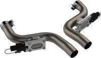 QTP 11-18 Dodge Challenger/Charger 5.7L 2.5in 304SS Aggressor Cutout Dual Mid Pipes
