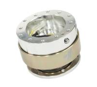 NRG Innovations Quick Release Gen 1.5 - Silver Body / Titanium Chrome Ring