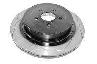 DBA (Disc Brakes Australia) - DBA 98-06 WRX Upgrade to STi Calipers w/ Standard 170mm Handbrake Rear Slotted Street Series Rotor - Image 1