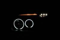 ANZO Headlights, Tail Lights and More  - ANZO 1995-2001 Ford Explorer Projector Headlights w/ Halo Black 1 pc - Image 2