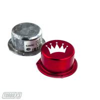 Turbo XS - Turbo XS 15-16 Subaru WRX Billet Aluminum Vacuum Pump Cover - Red - Image 2