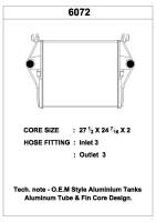 CSF Radiators - CSF 03-09 Dodge Ram 3500 6.7L L6 Replacement Intercooler - Image 2