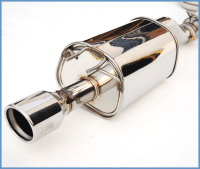 Invidia - Invidia 12+ Honda Civic Si Sedan Q300 Rolled Stainless Steel Tip Cat-back Exhaust - Image 2