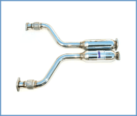 Invidia - Invidia 03-05 Infiniti FX35/45 Gemini Rolled Titanium Tip Cat-back Exhaust - Image 2