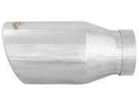 aFe Power (Advanced FLOW Engineering) - aFe Diesel Exhaust Tip Bolt On Polished 4in Inlet x 6in Outlet x 12in Length - Image 2
