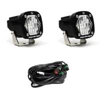 Baja Designs S1 Wide Cornering LED Light w/ Mounting Bracket Pair