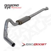 Diamond Eye Exhaust System Kit, Kit, 3.5",Cat-Back, Single; 409 Stainless Steel: 2011-2013 Ford F150 6.2L Raptor