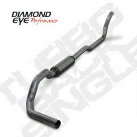 Diamond Eye Exhaust System Kit, 1989-1993 Dodge 5.9L Cummins 2500/3500 2X4 4" Stainless Turbo Back Single